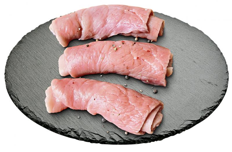 Schweineroulade gefüllt