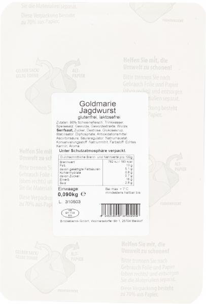 Goldmarie Jagdwurst