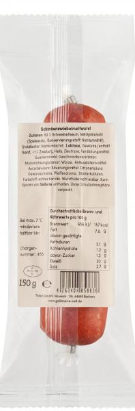 Goldmarie Schinkenzwiebelmettwurst