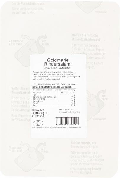 Goldmarie Rindersalami