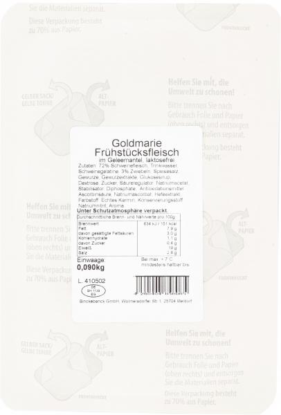 Goldmarie Frühstücksfleisch im Geleemantel