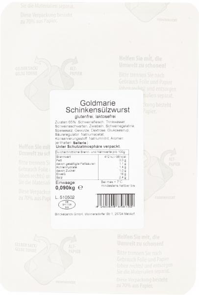 Goldmarie Schinkensülzwurst