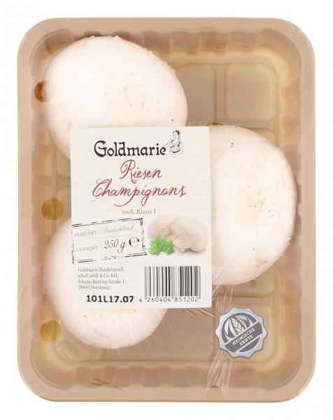 Goldmarie Riesen Champignons weiß