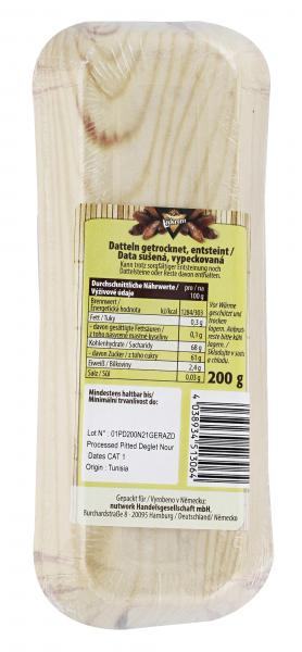 Die Leckeren Datteln getrocknet