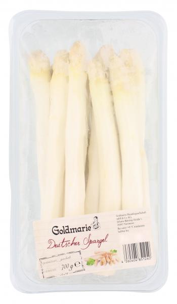Spargel weiß geschält