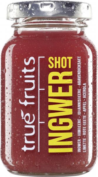 True fruits Ingwer Shot red