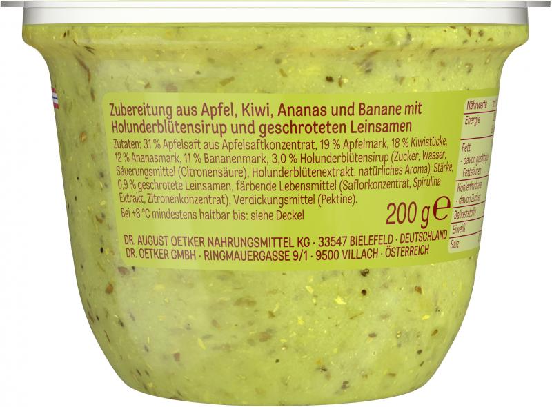 Dr. Oetker Smoothie Bowl Kiwi-Apfel-Ananas