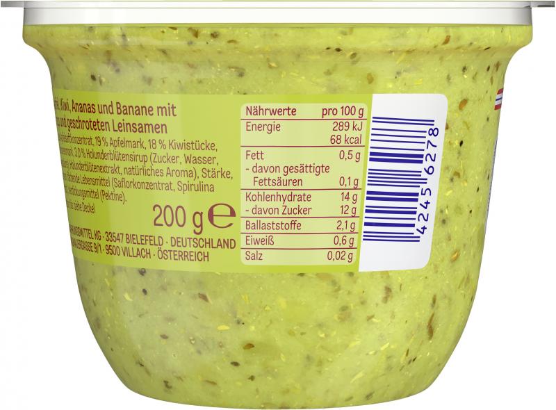 Dr. Oetker Smoothie Bowl Kiwi-Apfel-Ananas