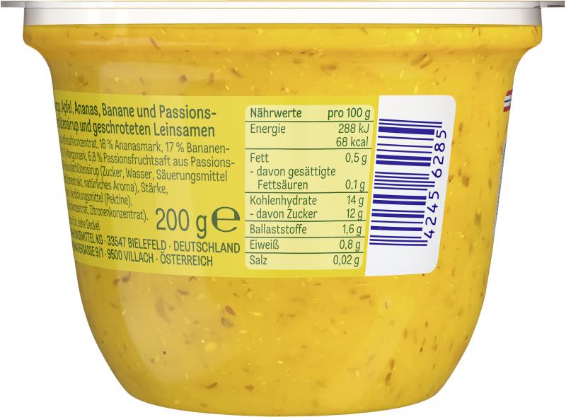 Dr. Oetker Smoothie Bowl Mango-Ananas-Banane