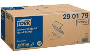 Tork Green Singlefold Hand Towel Advanced Einmalhandtücher (3750 Stück)