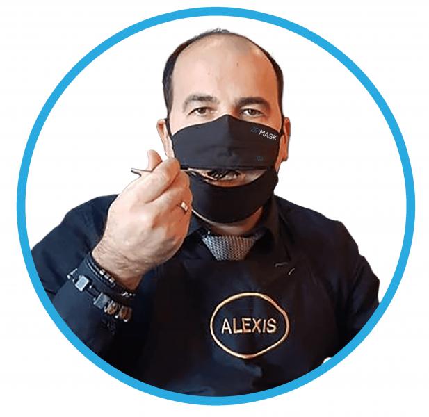 Zipmask Mund-Nasenmaske mit Reißverschluss