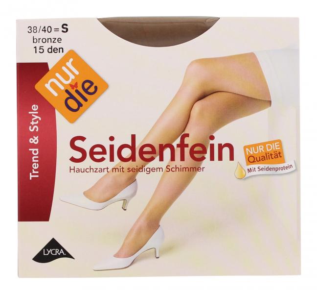 nur die Seidenfein Strumpfhose 15 den Gr. 38-40 S bronze