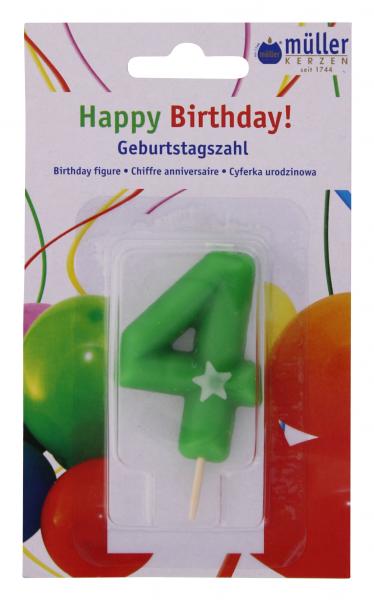 Müller Kerzen Geburtstagszahl 