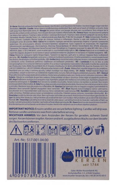Müller Kerzen Geburtstagszahl 
