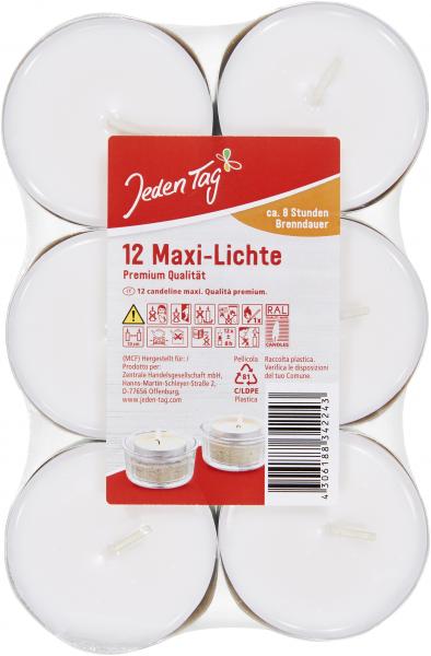 Jeden Tag Maxi-Lichte weiß