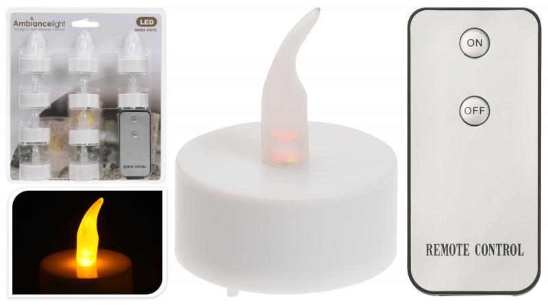 Ambiancelight Teelichte-Set mit Fernbedienung