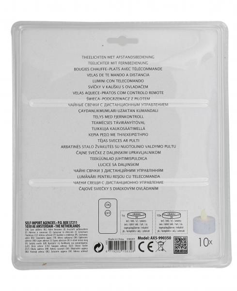 Ambiancelight Teelichte-Set mit Fernbedienung