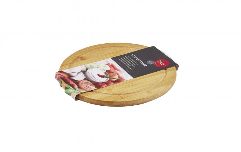 Like Vesperteller mit Saftrille