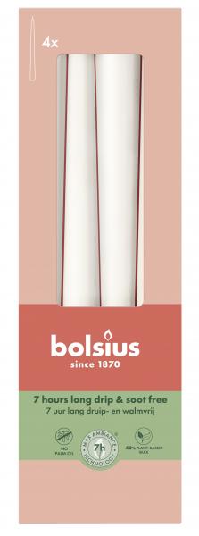 Bolsius Spitzkerzen Wolkiges Weiss