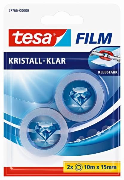 Tesa Film kristallklar 2er Pack