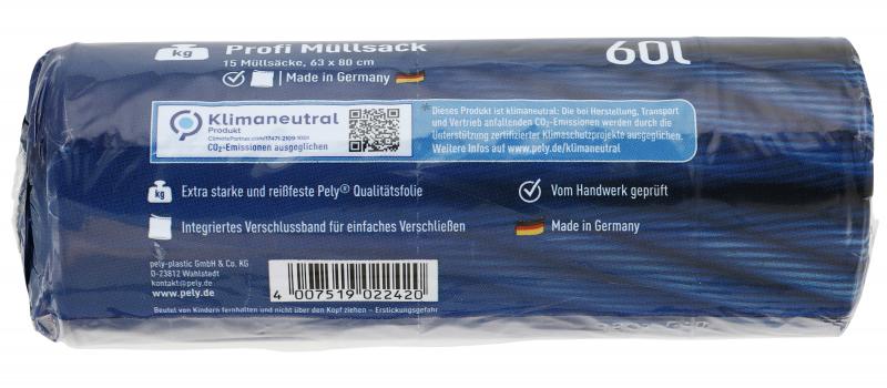 Pely Profi-Müllsäcke extra stark 60 Liter