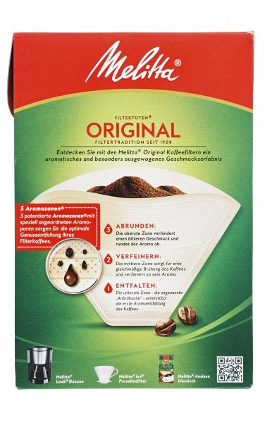 Melitta Filtertüten Naturbraun 1x4 - 80 Stück