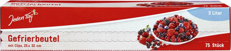 Jeden Tag Gefrierbeutel 3 Liter