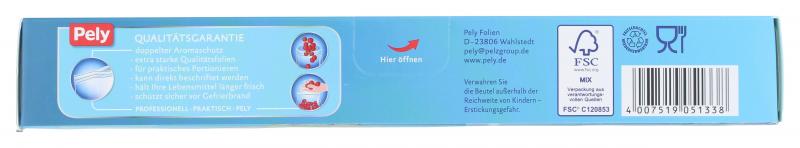 Pely Gefrierbeutel Doppel-Schnell-Verschluss 3 Liter