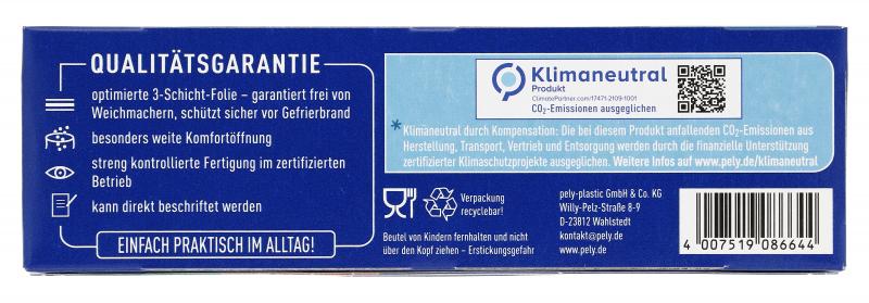 Pely Gefrierbeutel 4 Liter