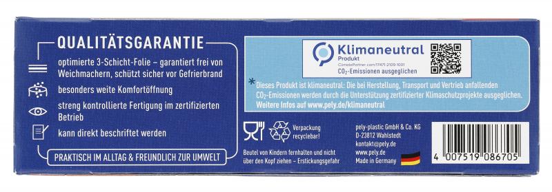 Pely Gefrierbeutel 10 Liter