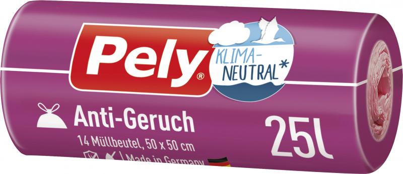 Pely Zugband-Müllbeutel Anti-Geruch 25 Liter