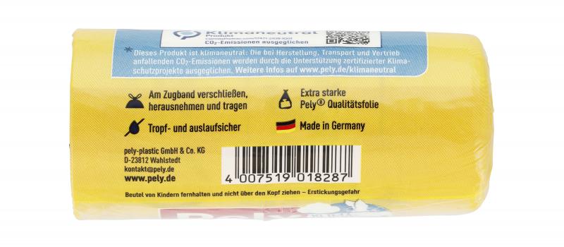 Pely Zugband-Müllbeutel extra stark 25 Liter