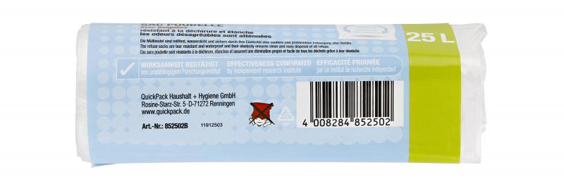 Quickpack Müllbeutel mit Griff Premiumline 25 Liter