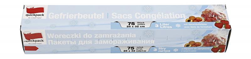 Quickpack Gefrierbeutel 3 Liter