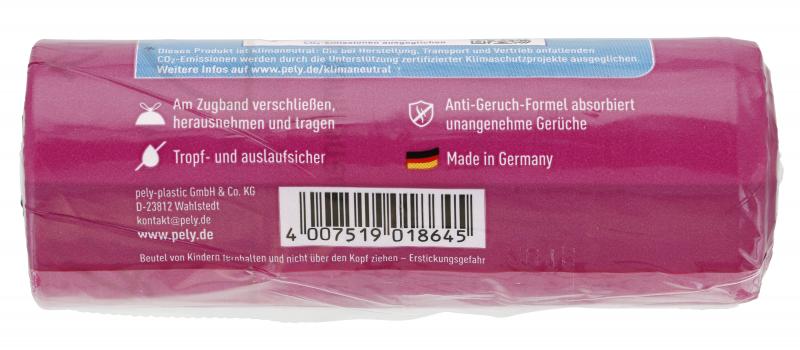 Pely Zugband-Müllbeutel Anti-Geruch 60 Liter
