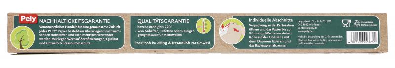 Pely Backpapier naturbraun Rolle 38cm