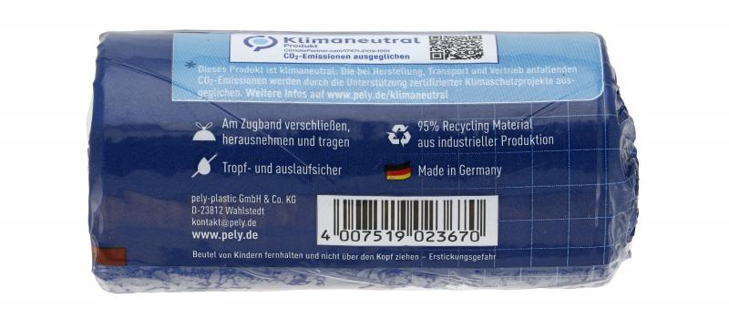Pely 95% Recycling Zugband-Müllbeutel 25 Liter