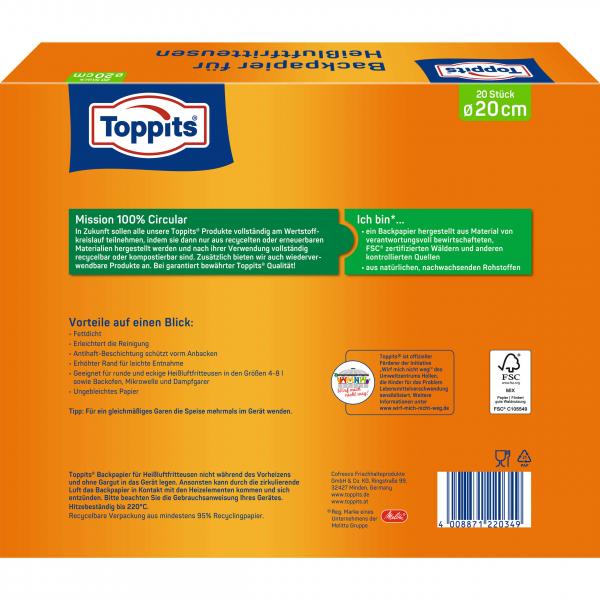 Toppits Backbögen für Heißluftfritteuse