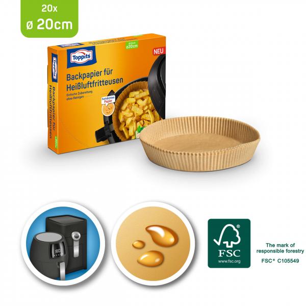 Toppits Backbögen für Heißluftfritteuse