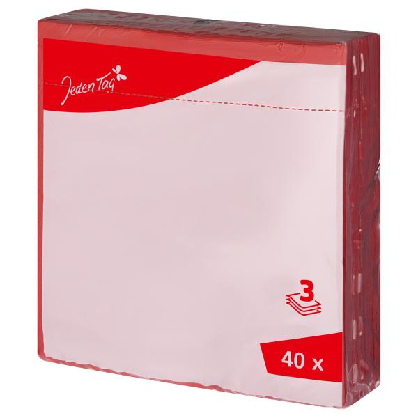 Jeden Tag Servietten rot
