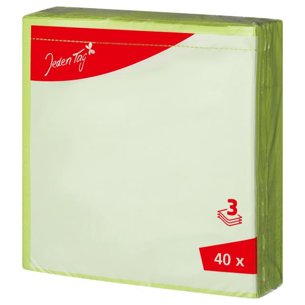 Jeden Tag Servietten grün
