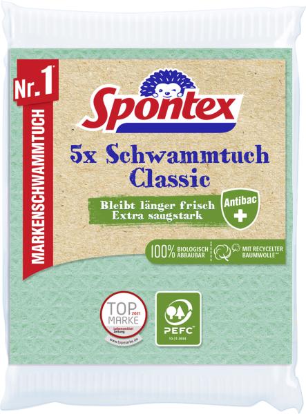 Spontex Classic Schwammtuch Antibac