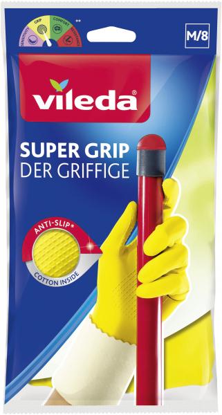 Vileda Super Grip Der Griffige Handschuhe M /8