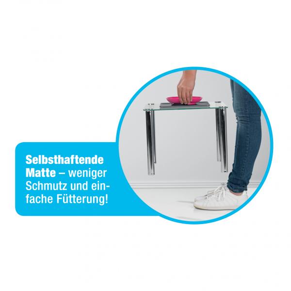 Yummynator Futternapf mit Platzmatte  Gr. S