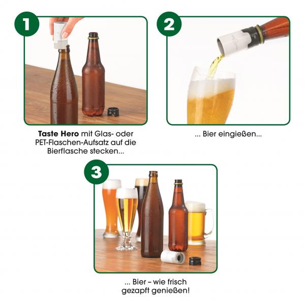 Taste Hero Flaschenbier wie frisch gezapft!
