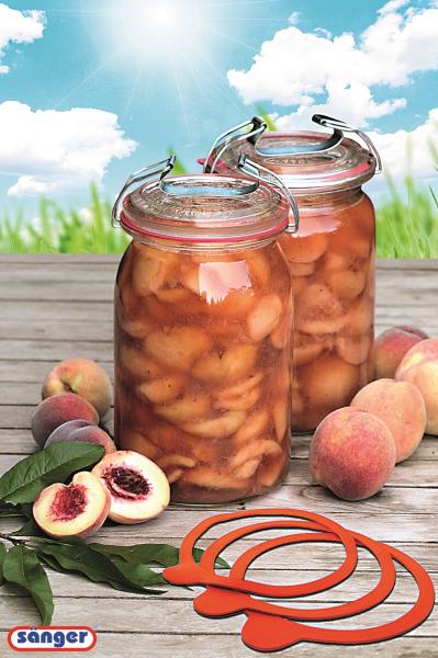 Sänger Einkochgummiringe 94 x 108mm rot