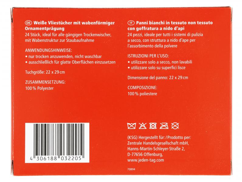 Jeden Tag Staubwischtuch 22x29cm