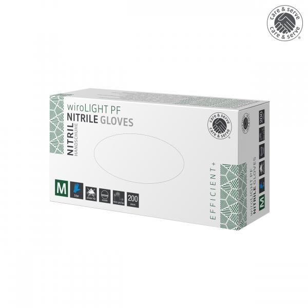 Nitril Einmal-Handschuhe blau Gr. M