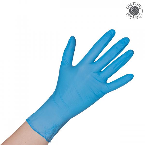 Nitril Einmal-Handschuhe blau Gr. M