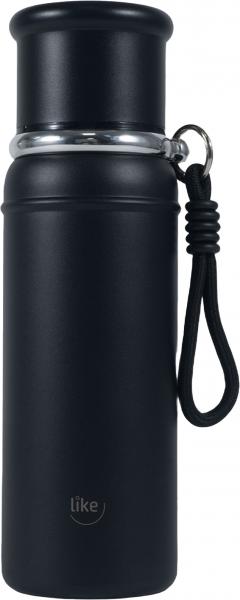 Like ToGo Isolierflasche 600ml mit Becher schwarz